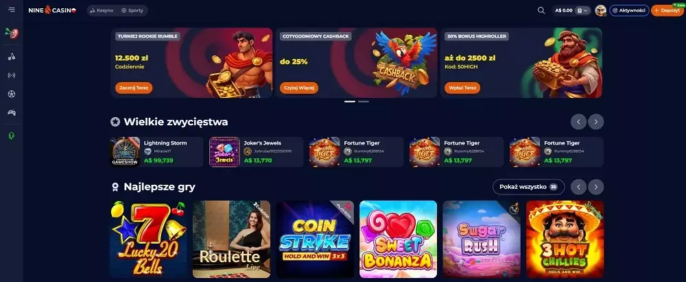 Nine casino bonus χωρίς κατάθεση