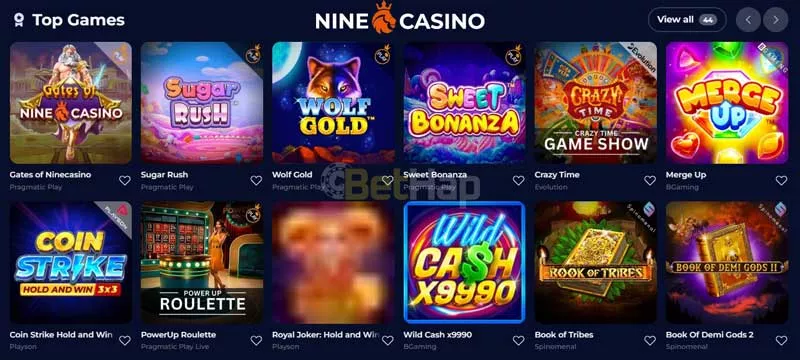 Bonus bez depozytu nine casino
