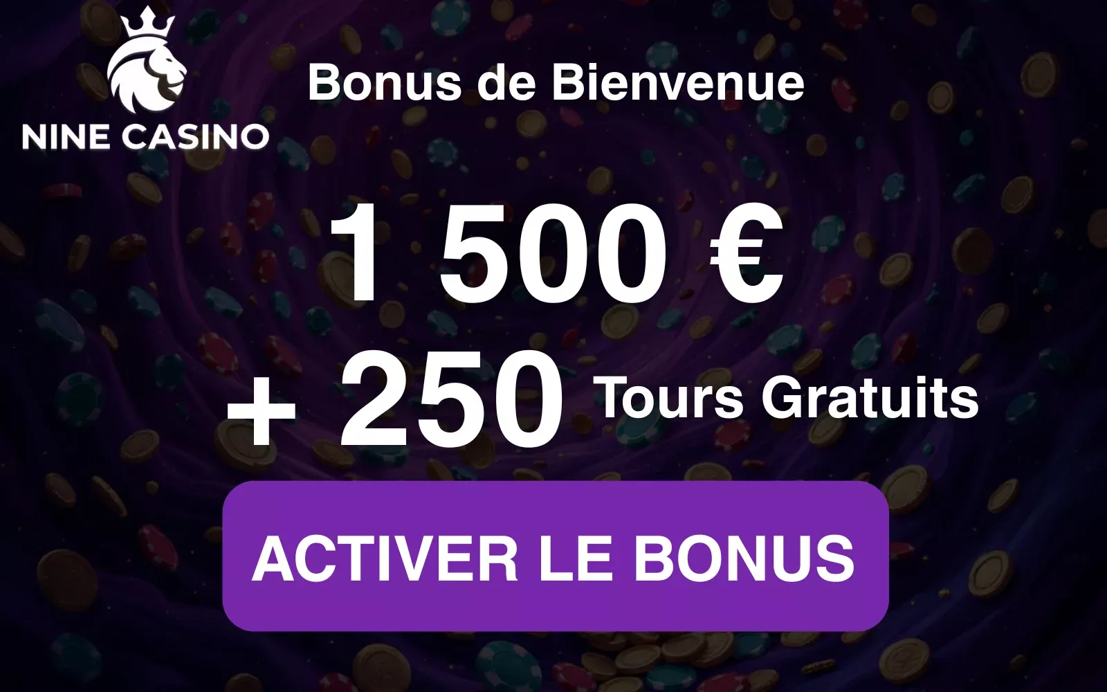 Nine casino boonus ilma sissemakseta