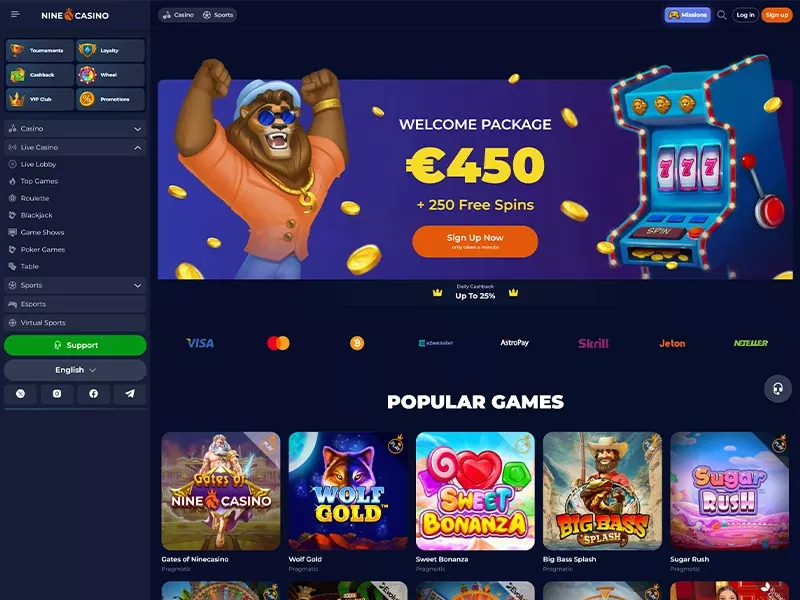 Nine casino bonus bez depozita
